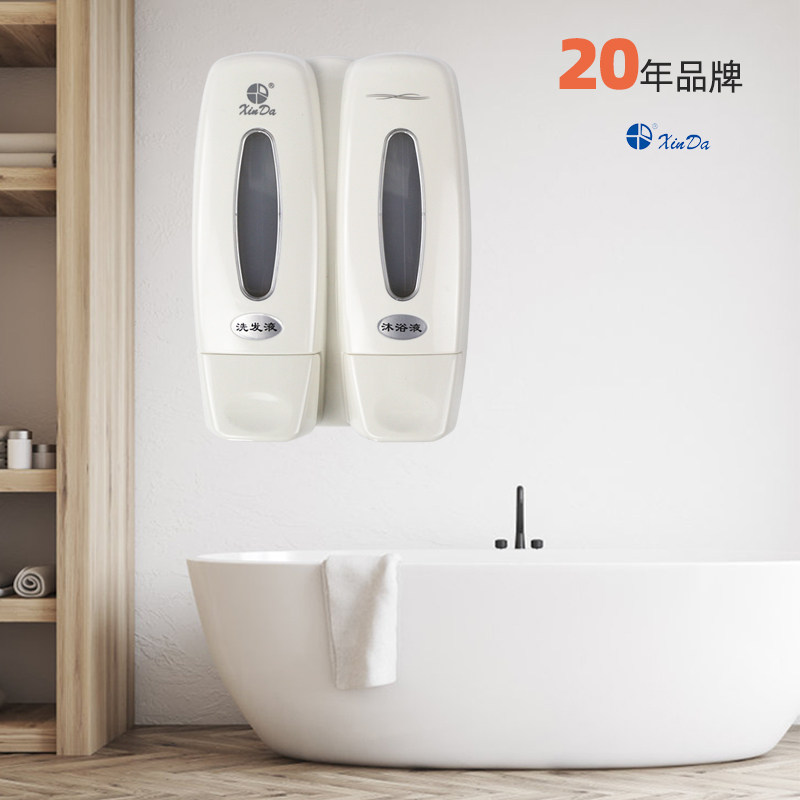 壁挂沐浴露盒免打孔大出液量信达