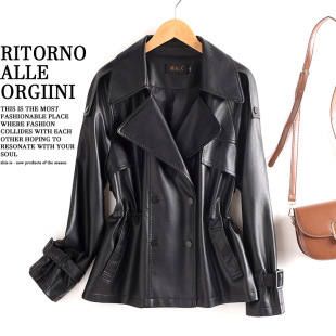 修身 海宁小皮衣女短款 显瘦休闲 韩版 今年流行特惠2025年春秋新款