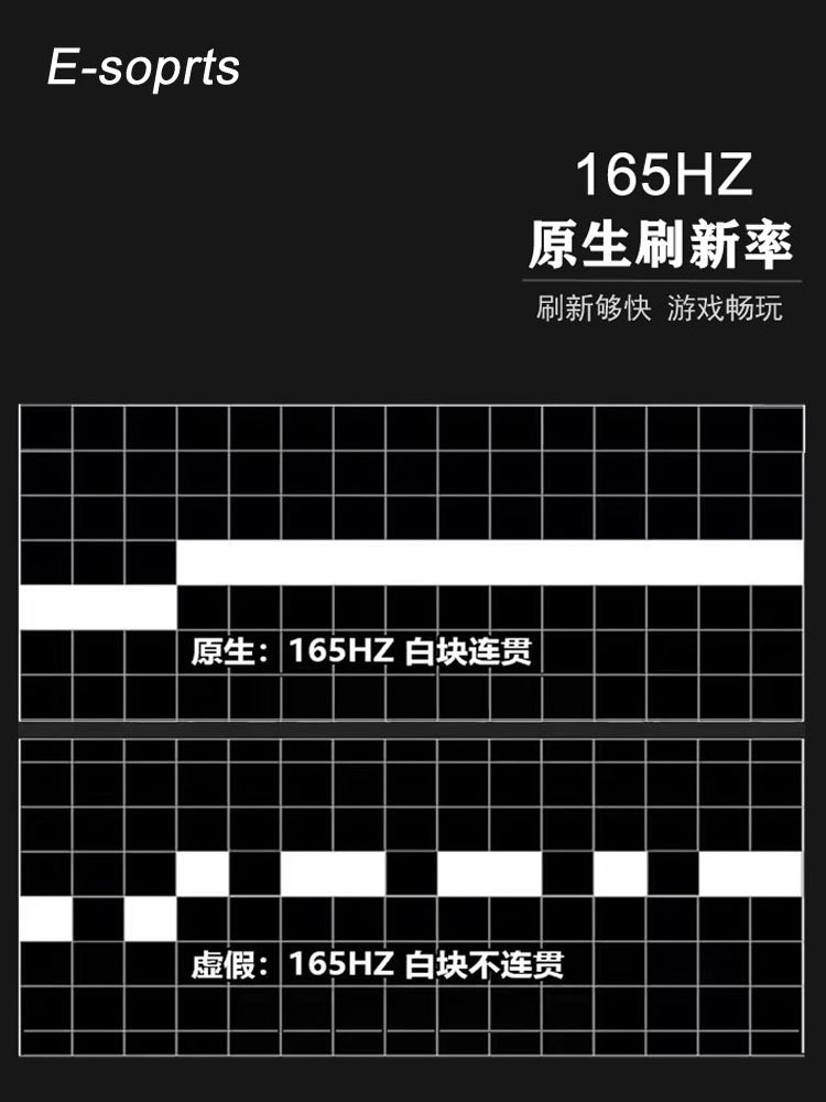 24英寸144hz显示器高清27寸2k台式电脑32电竞游戏曲面IPS液晶屏幕