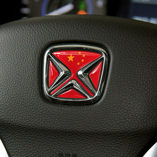江铃驭胜方向盘车标贴