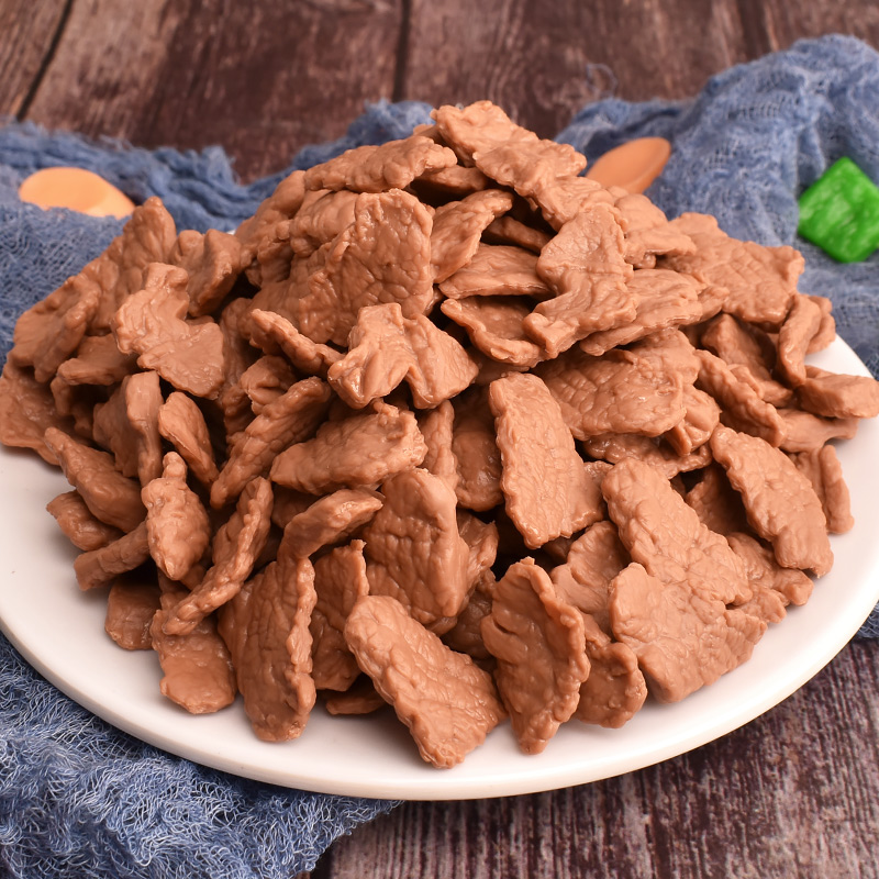仿真猪肉模型 假水煮牛肉片食物食品道具DIY装饰材料过家食物玩具