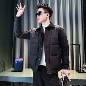 CF130-P138 控178 社會小伙店主風棉衣外套潮流棉服男黑1圖片