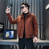 CF146-P138控178社会小伙店主风棉衣外套潮流棉服男森绿，男装棉衣，电商A343