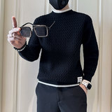 MY176-P68控98社会小伙毛衣打底男针织衫线衣绿1，男装T恤，电商A343