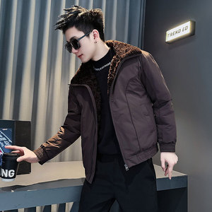 CF140-P138 控178 社会小伙店主风棉衣外套潮流棉服男 咖1图片