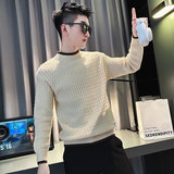 MY176-P68控98社会小伙毛衣打底男针织衫线衣黑2，男装T恤，电商A343