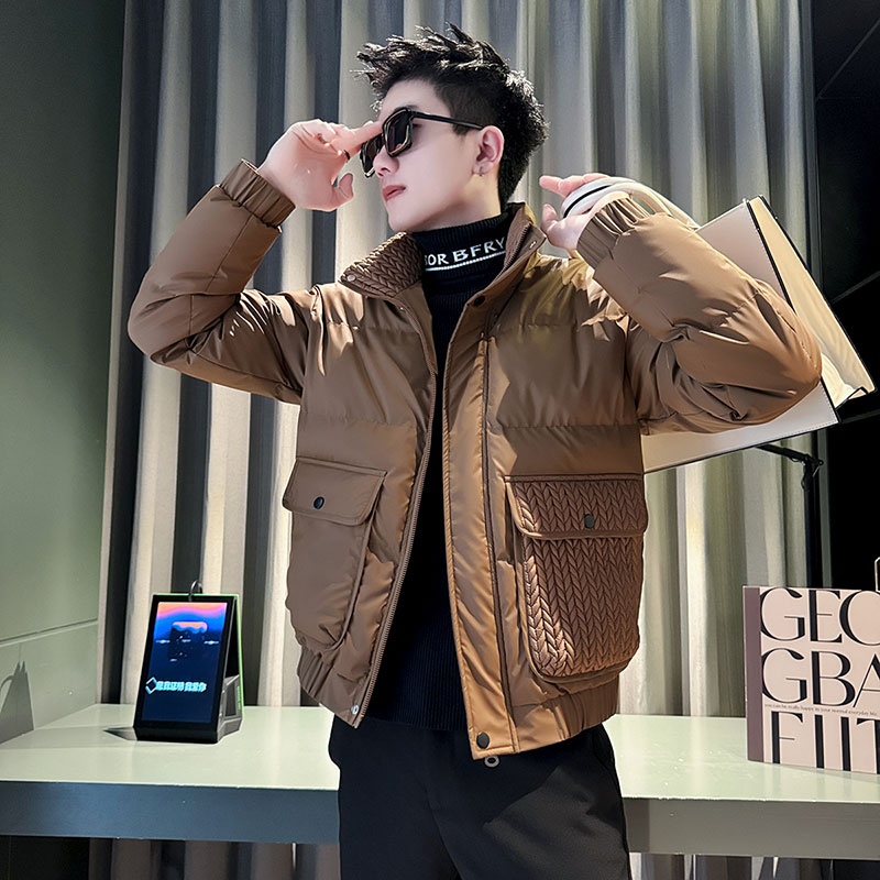 CF108-P138控178社会小伙店主风棉衣外套潮流棉服男黑3,男装棉衣,电商A343