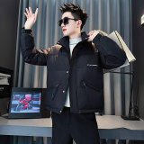 CF86-P148控198社会小伙店主风棉衣外套潮流棉服男黑，男装棉衣，电商A343