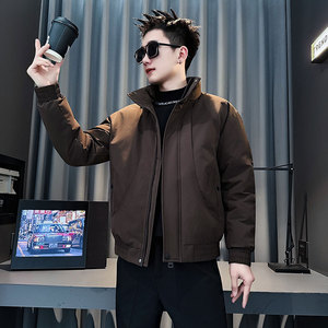 CF153-P138 控178 社会小伙店主风棉衣外套潮流棉服男棉袄 黑图片