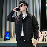 JK140-P98 控138 春季新款社会小伙潮夹克男外套 黑1,男装夹克,电商A343,电商基地 JK140-P98 控138 春季新款社会小伙潮夹克男外套 黑1,男装夹克,电商A343,电商基地