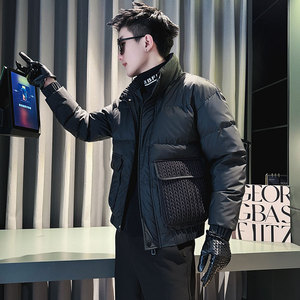 CF108-P138 控178 社会小伙店主风棉衣外套潮流棉服男 咖2图片
