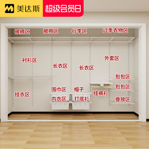 美达斯定制产品金属折叠门衣柜