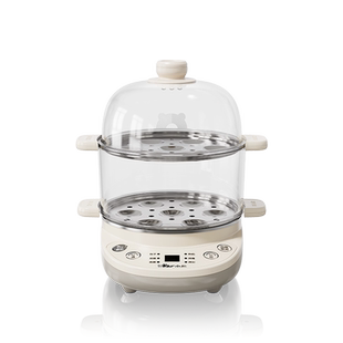 小熊煮蛋器家用预约定时自动断电双层蒸蛋器鸡蛋羹早餐机迷你神器