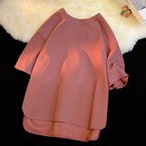 前短后长港风短袖T恤男夏季珠地青少年半袖宽松半袖5分袖305P22，男装T恤，星座1010A-1