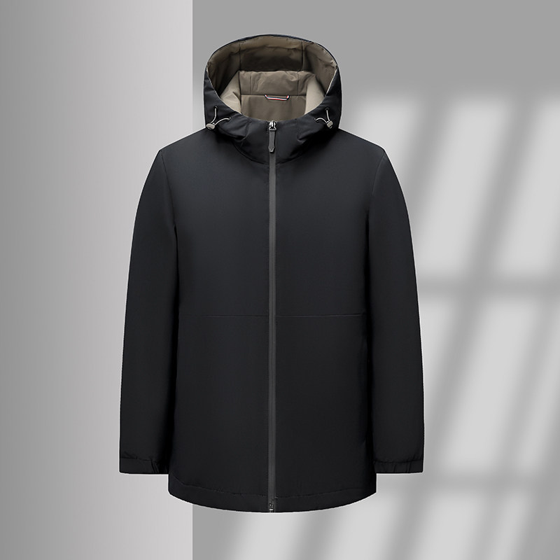 秋冬季内充羊毛连帽棉衣男爸爸装翻领棉服冬装棉服外套25889P90,男装棉衣,星座1010A-1