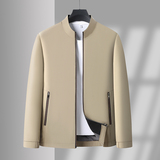 秋季中年男士立领夹克衫休闲中老年人春秋薄款爸爸装外套B06P45，男装夹克，星座1010A-1