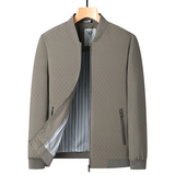 男士棒球领夹克春秋款中老年爸爸装老干部外套休闲男茄克4001P50，男装夹克，星座1010A-1