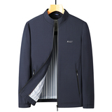 夹克男士春秋装立领薄外套大码商务上衣爸爸男装春装薄2407P55，男装夹克，星座1010A-1