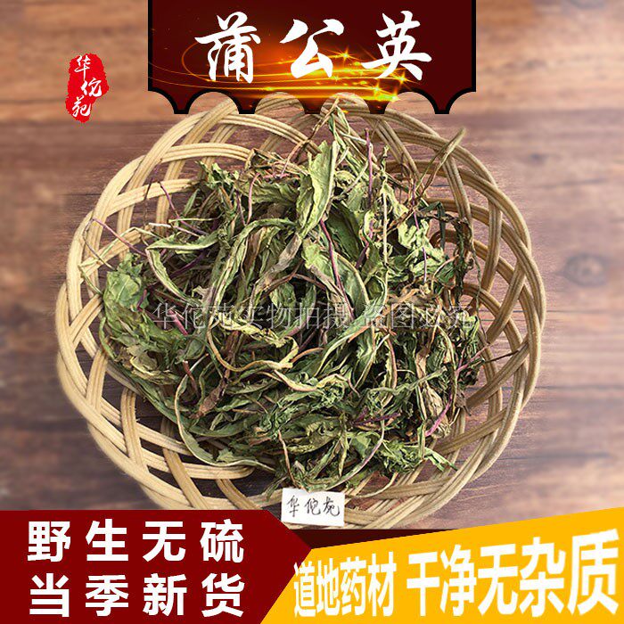 蒲公英茶农家苦苦菜野生干蒲公英干婆婆丁根中药材苦地丁500g包邮