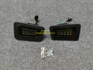 悍马H2 后杠灯 转向灯 后保险杠灯 熏黑外壳 改装升级LED后包角灯