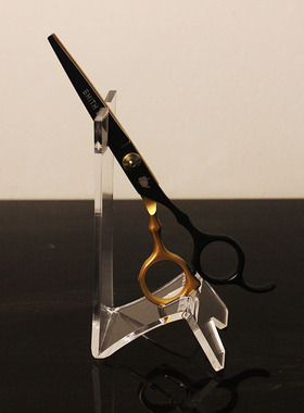 高透明亚克力剪刀展示架 理发剪子 小剪刀展会架子剪刀专用置物架