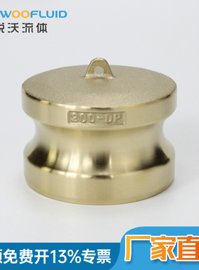 黄铜Camlock凸轮扳把式DP型快速接头耐腐蚀阳端堵头防尘盖防尘塞