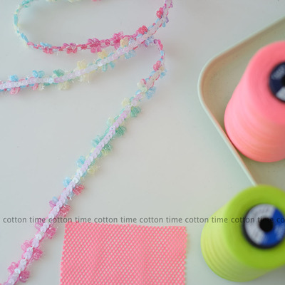 Spring/Summer Vol.1 韩系1.8cm渐变亮片织带 编织服装辅料花边