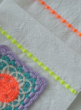 Spring/summer 1cm嵌条花边 多色涤纶跳点可爱鞋包服装装饰辅料