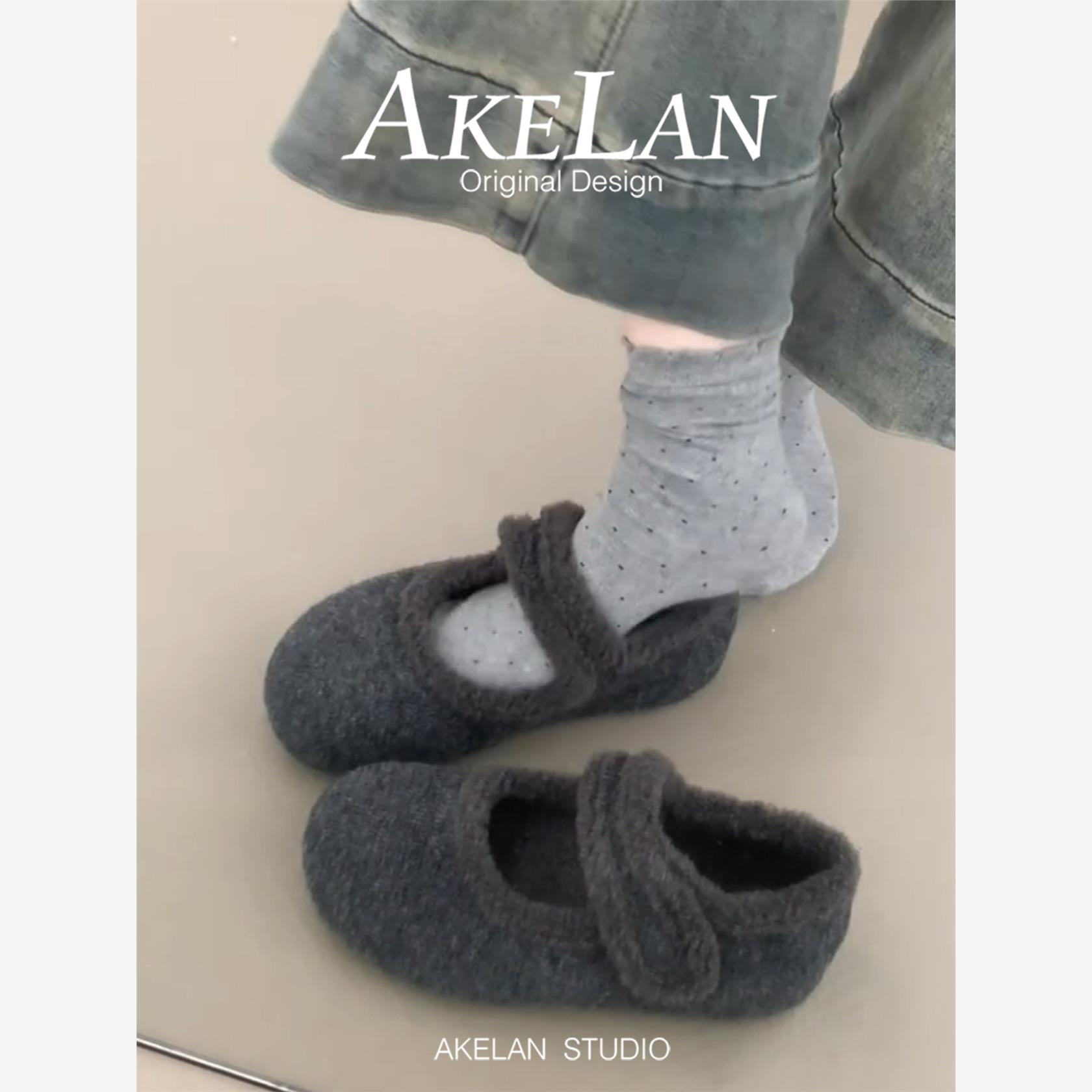 羊皮版~内增高加绒勃肯鞋