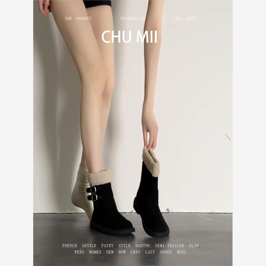 羊皮版复古真皮勃肯雪地靴马丁靴