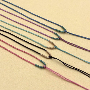 1.5mm细款简约可调节吊坠挂绳素绳男女同款项链绳