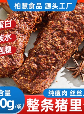 柏慧孜然里脊肉烧烤风味里脊火腿猪肉脯熏烤手撕猪肉零食香辣通脊