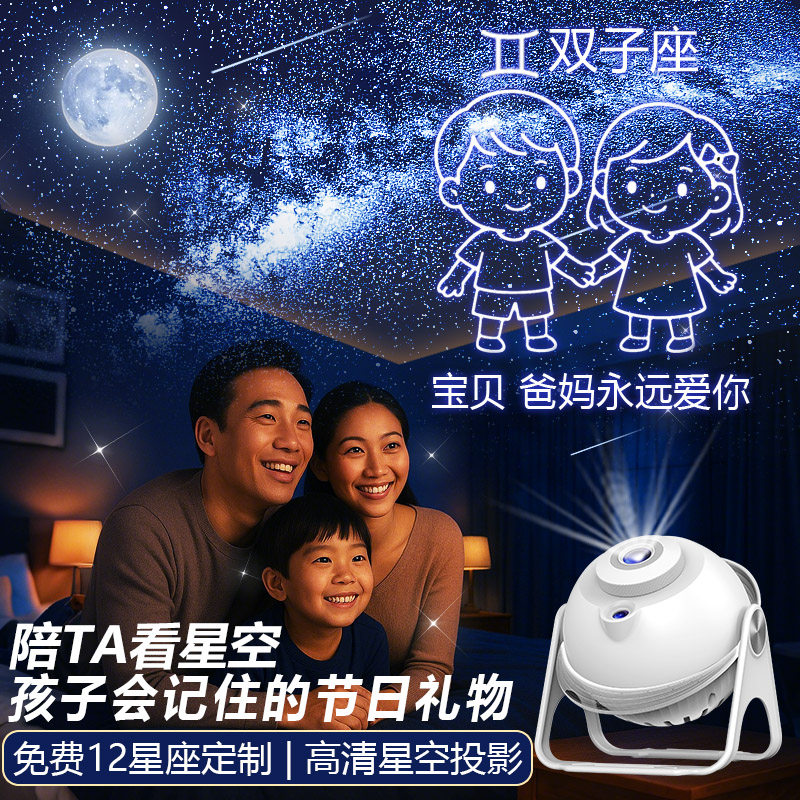 【送孩子好物】超清大范围星空灯图片