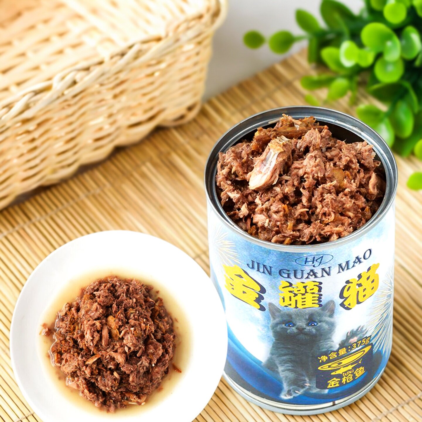 金罐猫猫罐头猫咪主食罐375g成幼猫零食猫湿粮营养增肥湿粮整箱