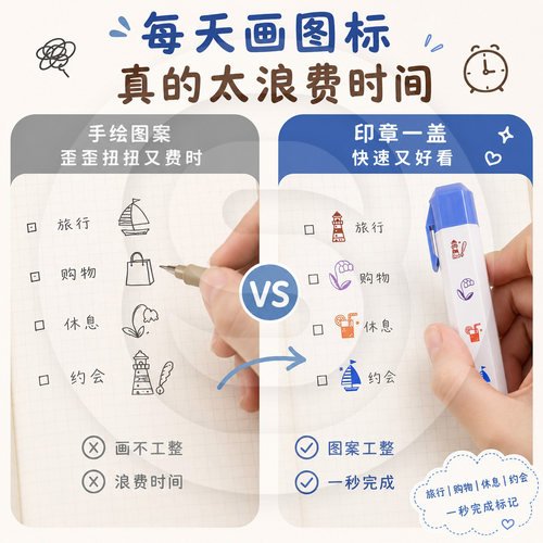SANBYxERIC浸透墨手账印章