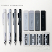 Tombow蜻蜓GRAYSCALE灰度限定 MONO圆珠笔修正带橡皮自动铅笔