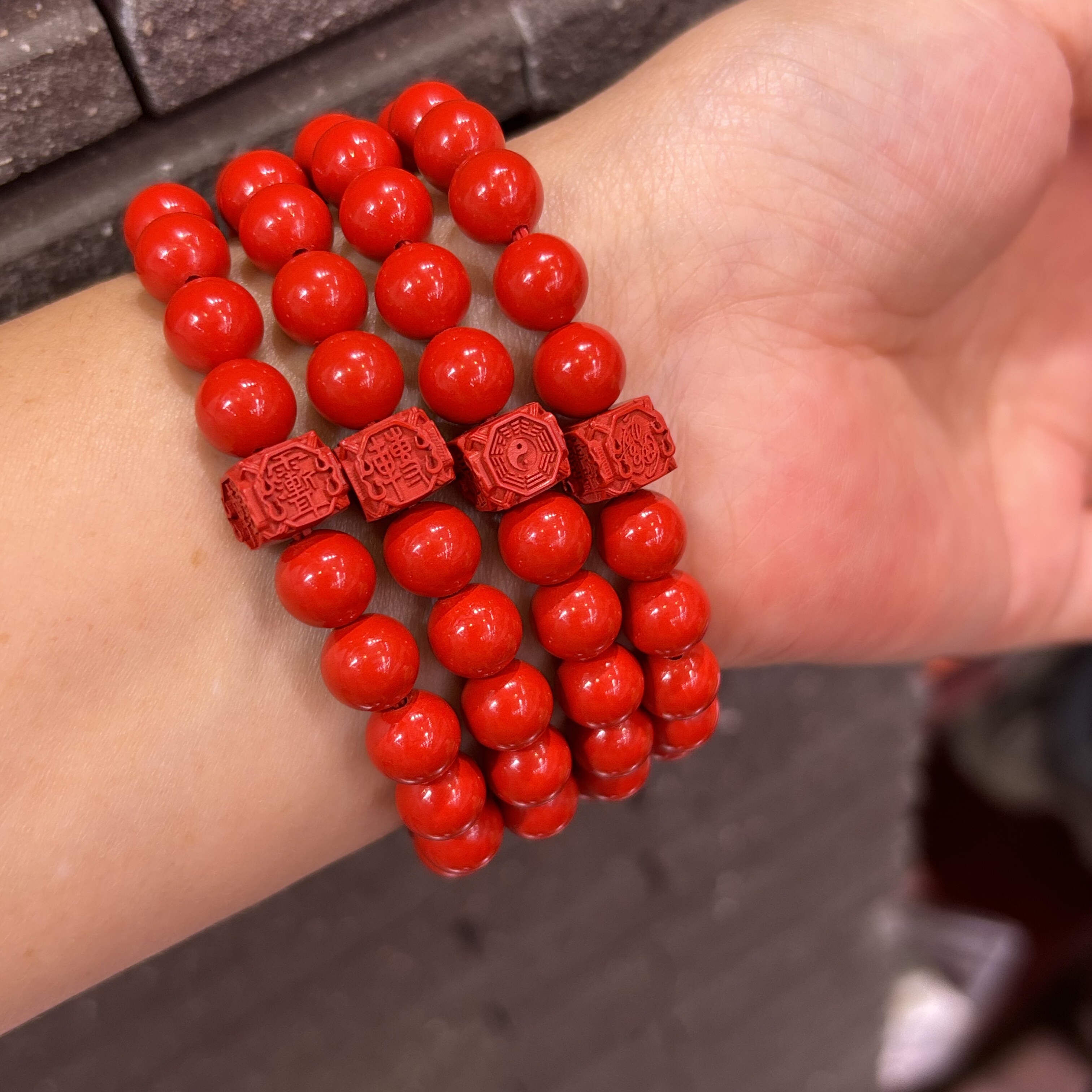 高含量天然朱砂精品红砂紫薇讳卡八手串手链男士女士礼物,珠宝/钻石/翡翠,颈饰,淘宝优惠券,粉丝福利购,淘宝优惠卷