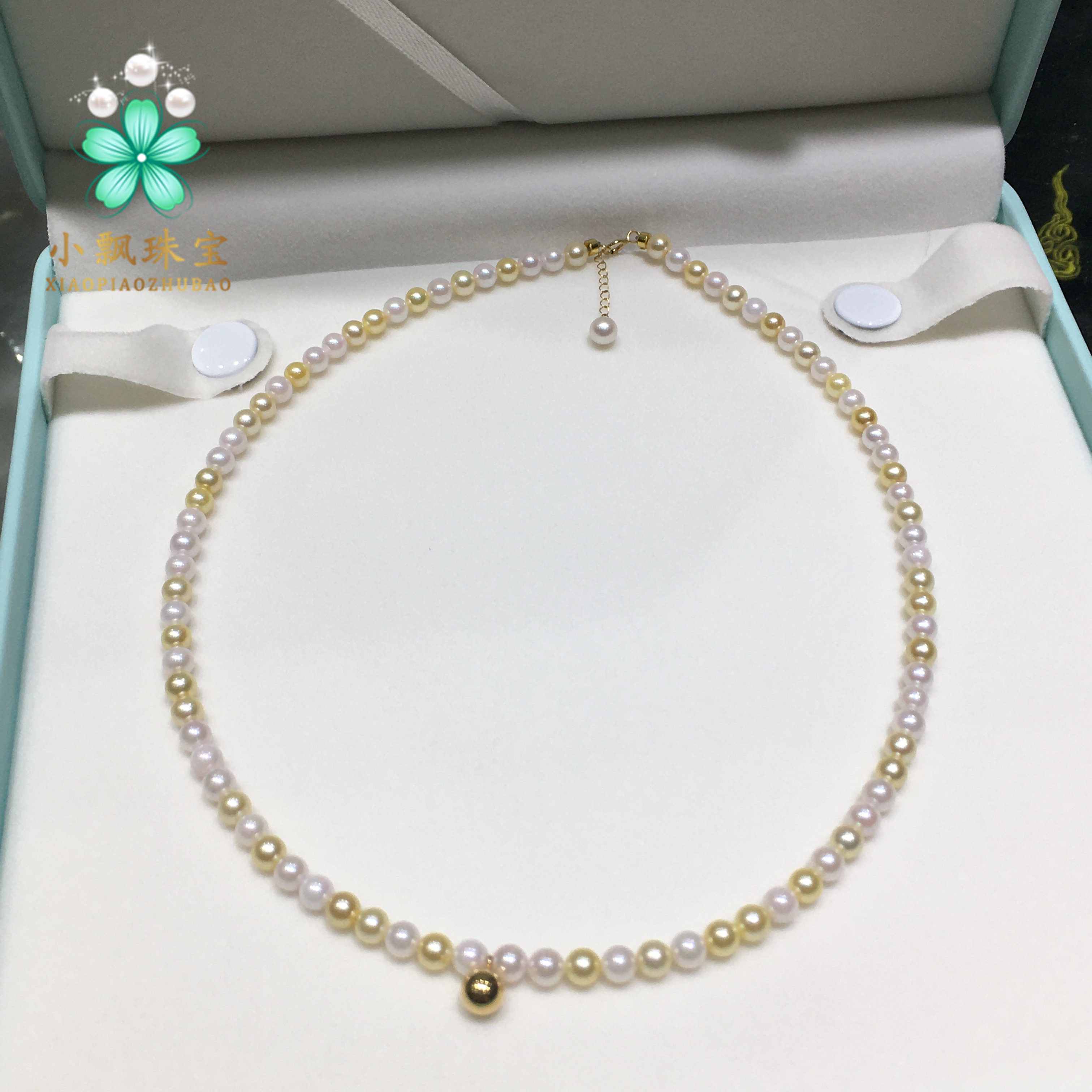 18k金金球扣子糖果混彩