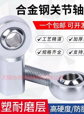 重型超耐磨合金钢注塑关节轴承强度高拉力方向SISA鱼眼杆端防脱球