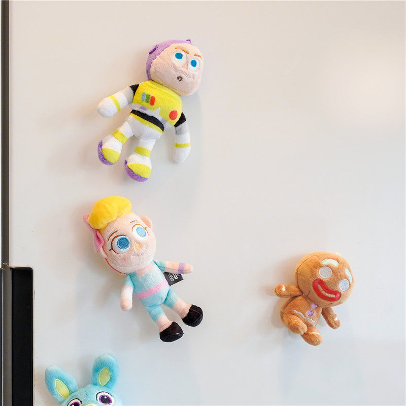 CARTOON PLUSH TOY FRIDGE MAGNET CREATIVE CUTE AMERICAN MAGNETIC PERSONALITY THREE-DIMENSIONAL MAGNETIC STICKER WHITEBOARD STICKER MAGNET STONE
