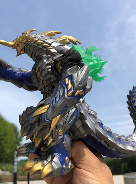 新加裘拉第一形态电光超人斯菲亚乔莫斯病毒扎沃尔斯软胶怪兽玩具