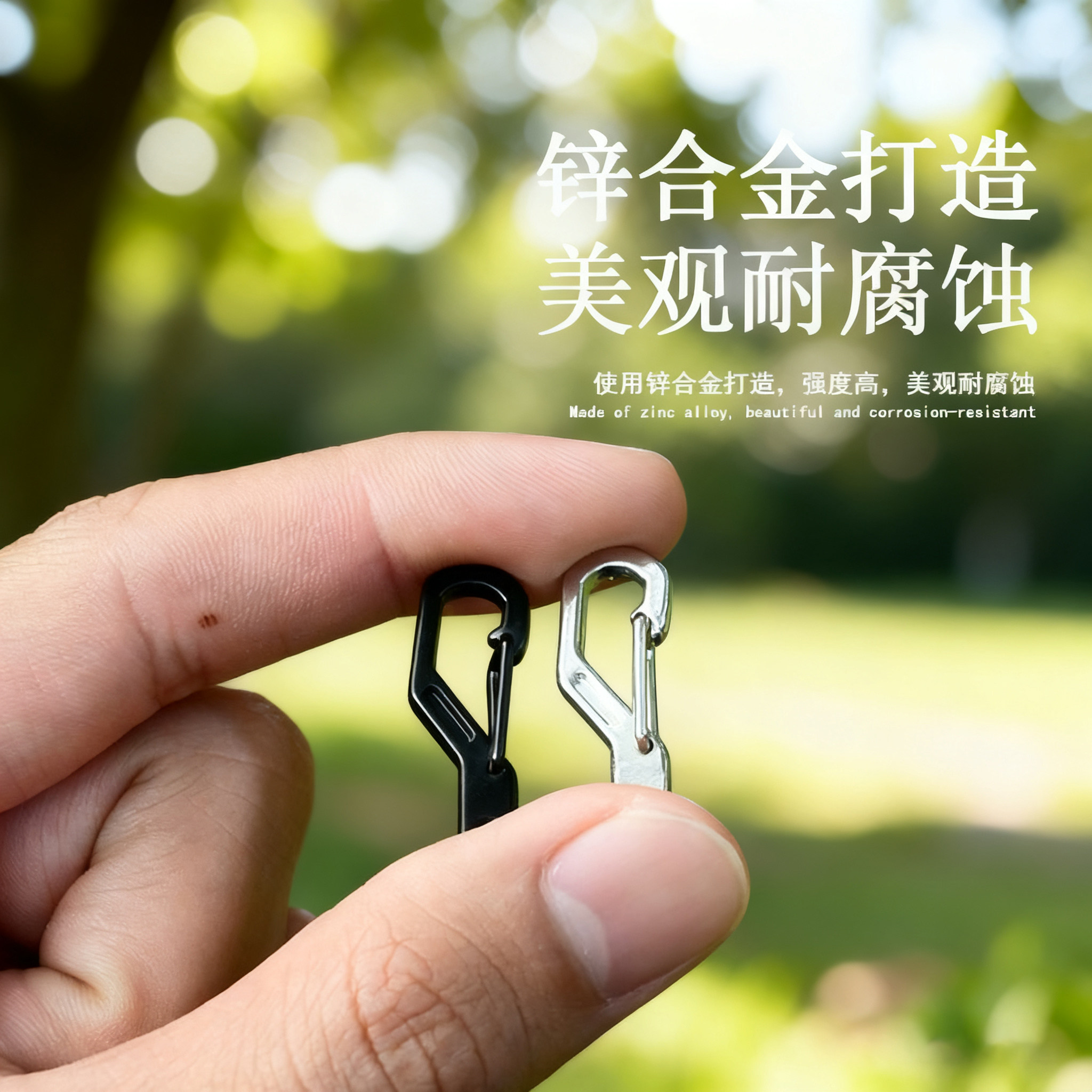 户外28mm锌合金弹簧挂扣TEC迷你D型收纳挂钩登山快挂扣伞绳挂钩扣,户外/登山/野营/旅行用品,户外防护配件,淘宝优惠券,粉丝福利购,淘宝优惠卷