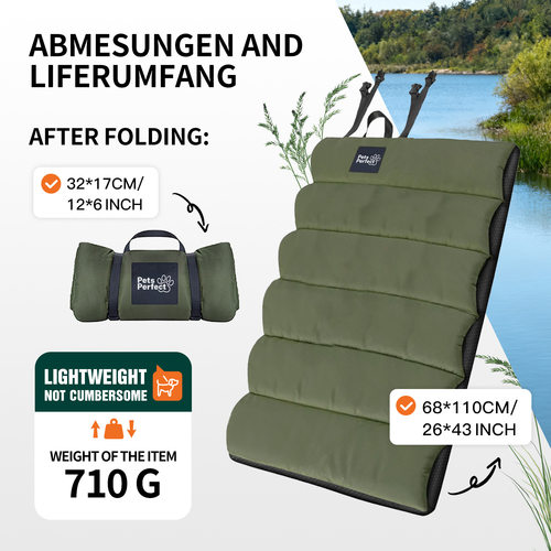 宠物户外垫子狗窝垫车载便携防水防脏猫狗外出随行折叠垫四季通用