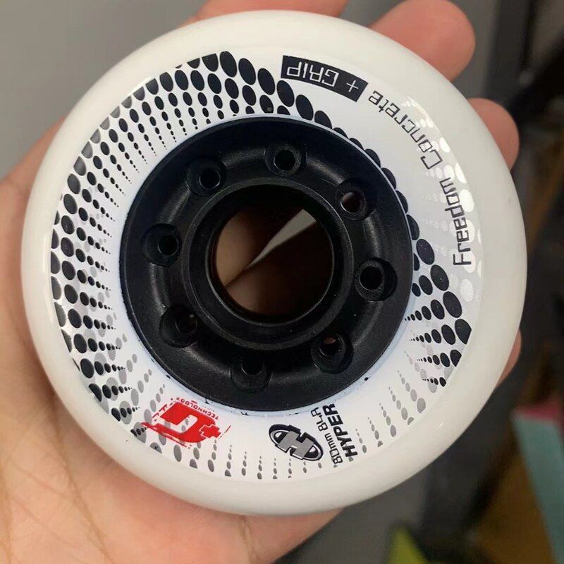 正品HYPER+G轮84A平花轮H+G轮混凝土轮直排轮 轮滑轮子
