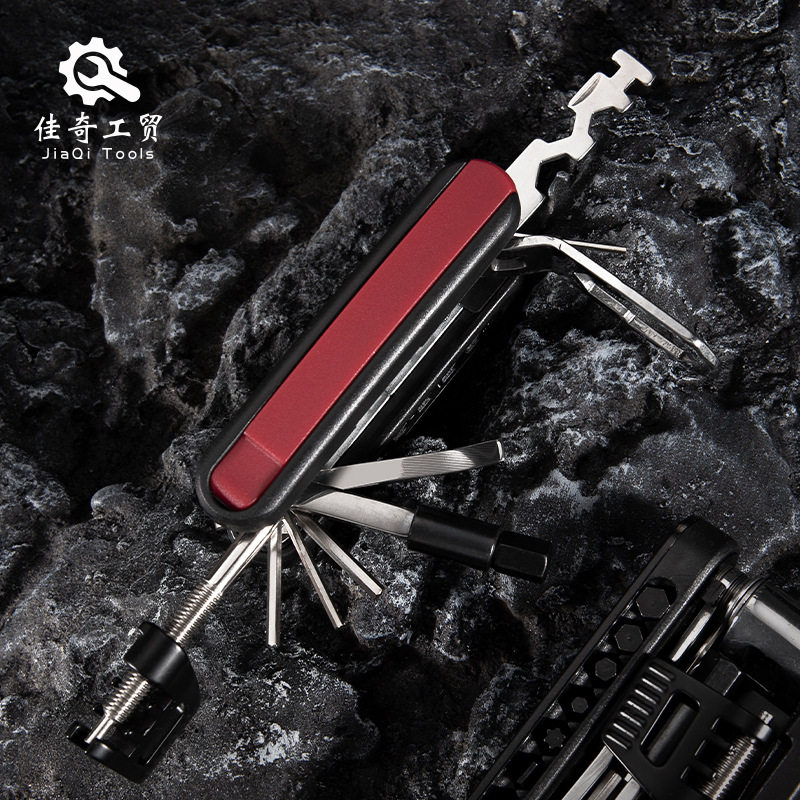 厂家现货便携自行车工具内六角扳手截链器撬胎棒螺丝刀野营骑行