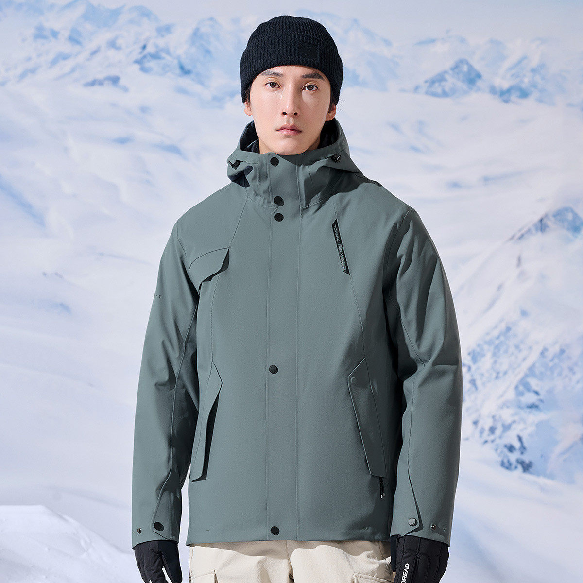 【接团购】探路者秋冬户外滑雪登山男鹅绒冲锋衣TAWWCM91854-CH6X