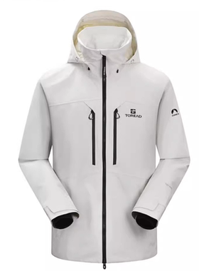 探路者白色滑雪服男女套装上衣滑雪裤TAMMBM90780/TAHHEM90779