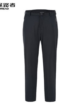 断码XXL】探路者旅行裤子男裤春秋四面弹厚实徒步长裤TAMMAM81237