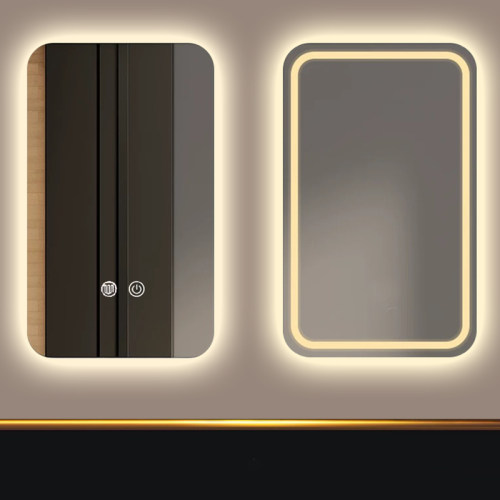 方形高清镜面洗手卫生间感应防雾