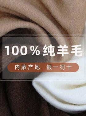 德清盛天服饰有限公司跨境纯色100%羊毛围巾女生高级感百搭冬款加